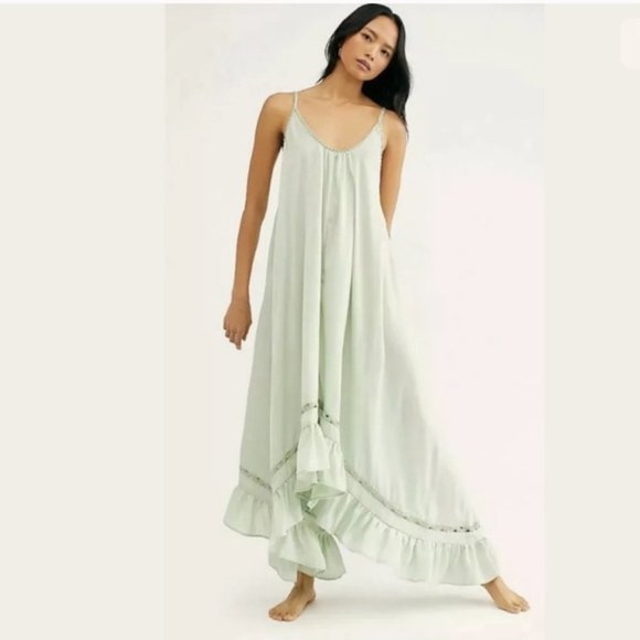 Free People Dresses & Skirts - NWT Free People Amor Amor Maxi Slip XL Dusty Sage